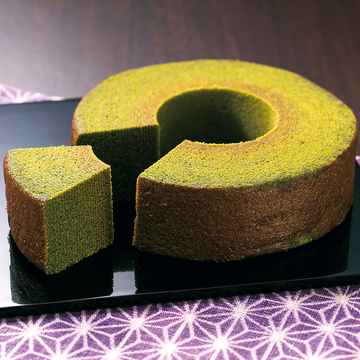 mu津美製菓 宇治抹茶年轮蛋糕 1个