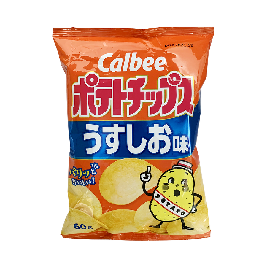 自营calbee 卡乐比 淡盐味薯片 60g