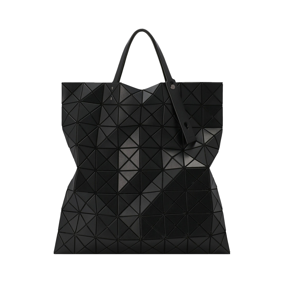 三宅一生 baobao lucent matte 高级磨砂8×8格大号手提包 黑色 1个