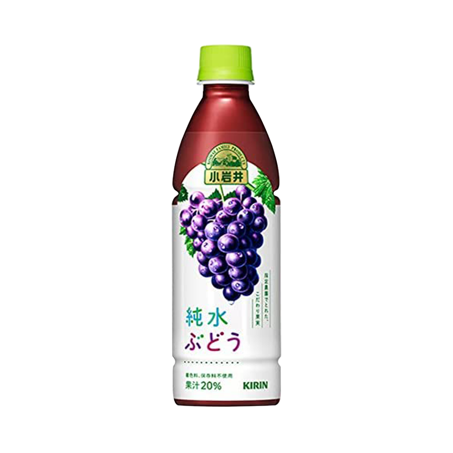 kirin 麒麟 小岩井 醇厚温和纯净水葡萄汁 瓶装 430ml