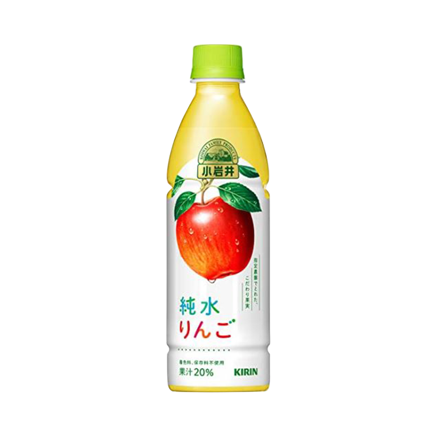 kirin 麒麟 小岩井 醇厚温和纯净水苹果汁 瓶装 430ml