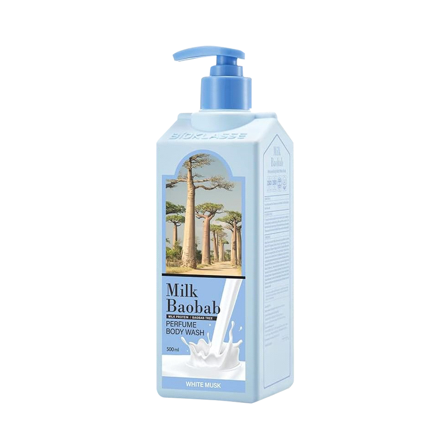 MILK BAOBAB迷珂宝 牛奶+猴面包树精华 香氛沐浴露 白麝香型 500ml