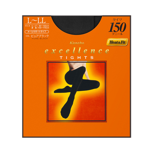 KANEBO 嘉娜宝 excellence 150D发热黑色连裤袜 L-LL码