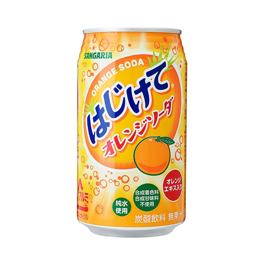 sangaria 桑格利亚 清爽口感风味苏打汽水 橙子味 350g/罐