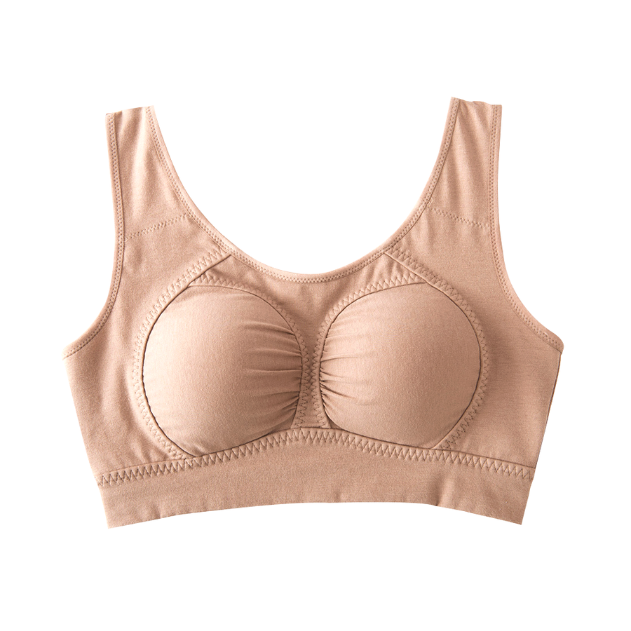 glamore 美乳睡眠内衣 摩卡色 l75