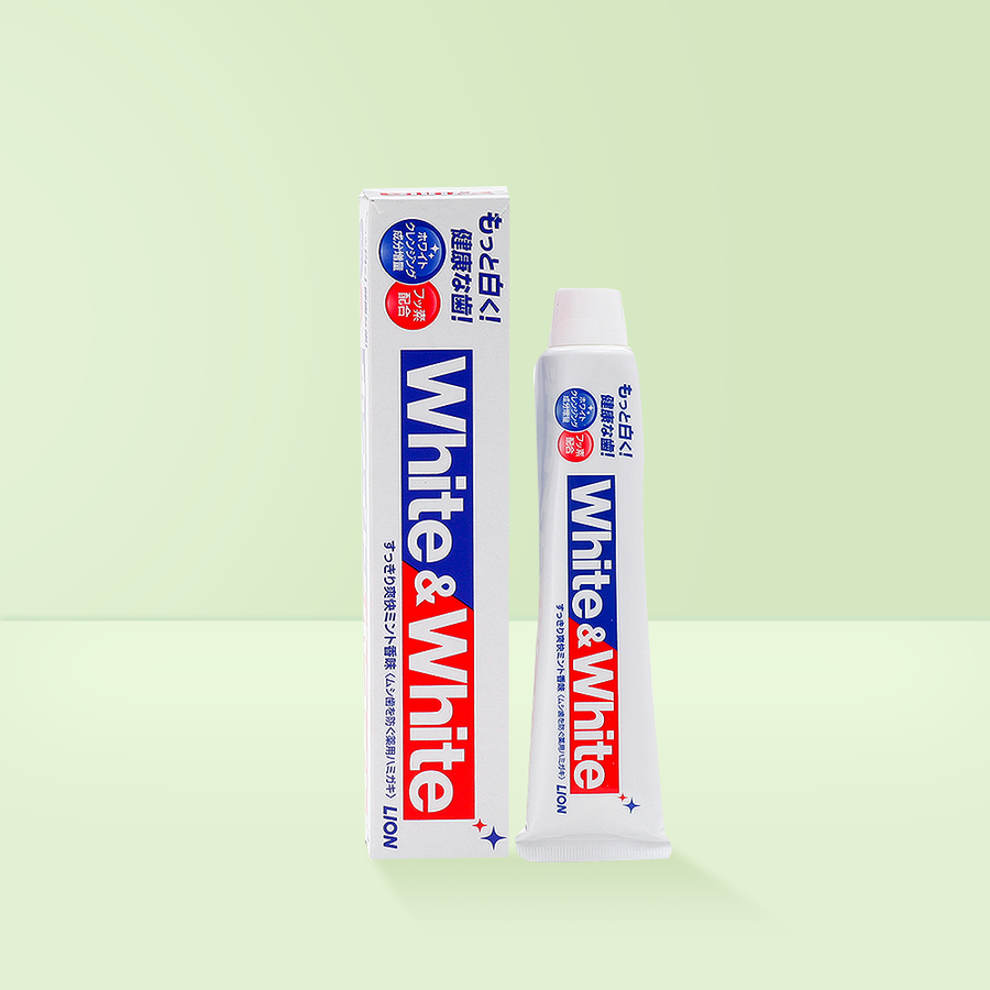 lion 狮王 white white亮白牙膏 150g