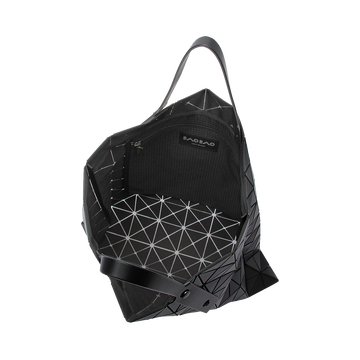 三宅一生 baobao lucent matte 高级磨砂8×8格大号手提包 黑色 1个