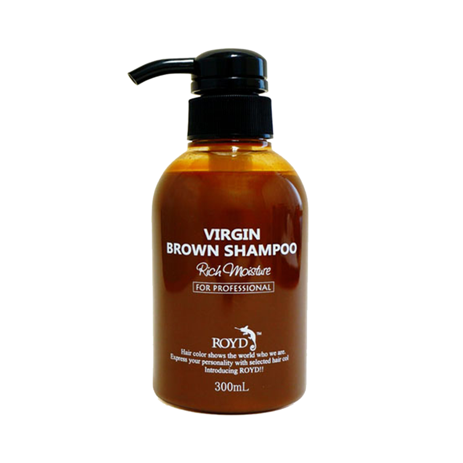 royd 染后护色固色光泽洗发水 原始棕色 300ml