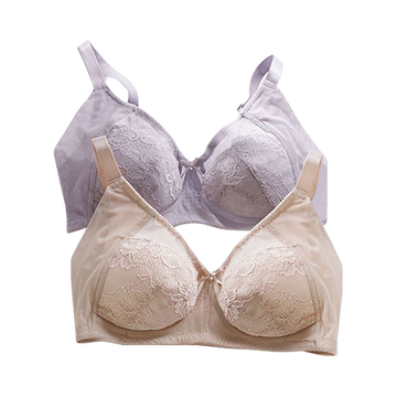 cecile全罩杯无钢圈自然圆形文胸_cecile女士内衣文胸_豌豆公主