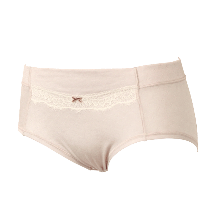 fleep 柔软纯棉蕾丝内裤  象牙米色 l